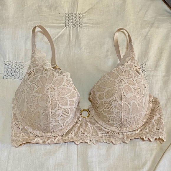 Lace Aerie Pusb Up Bra - 34 C - Picture 1 of 7